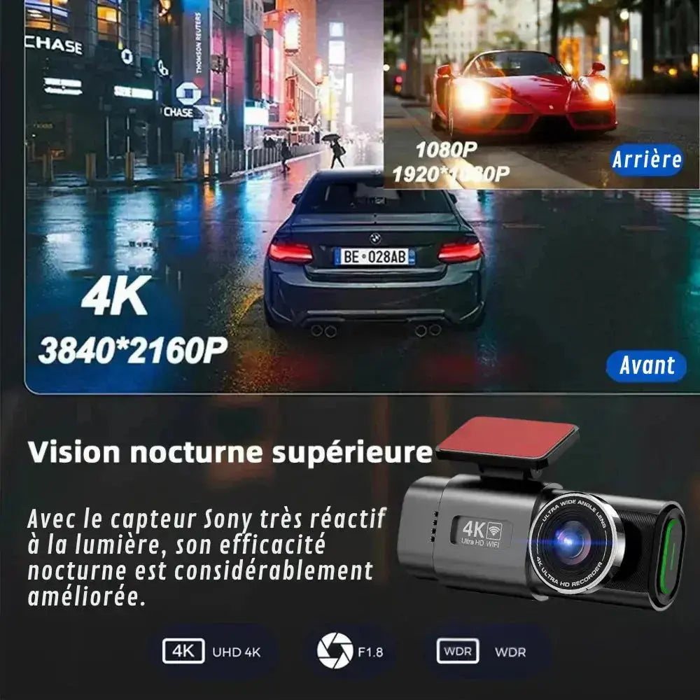 dashcam 4K GPS WIFI dashprocam